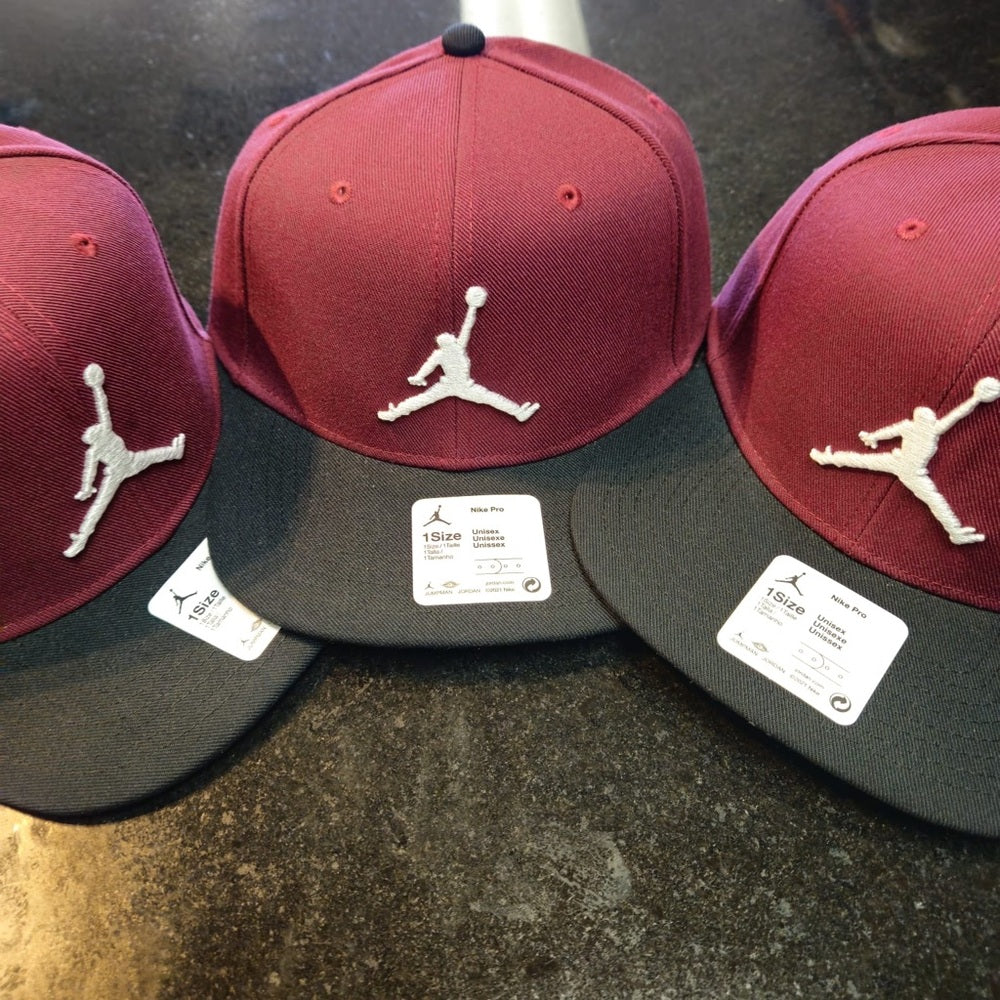 Nike Air Jordan Maroon and Black Cap