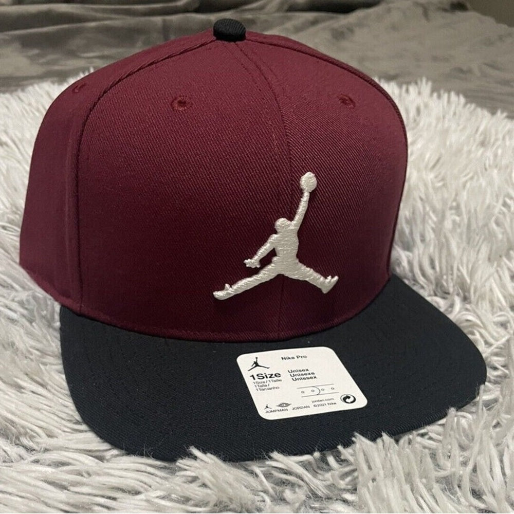 Nike Air Jordan Maroon and Black Cap