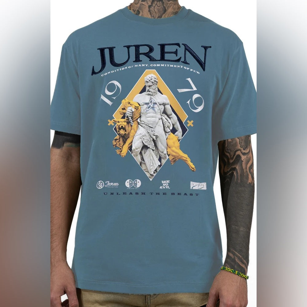 Juren blue t shirt sz various
