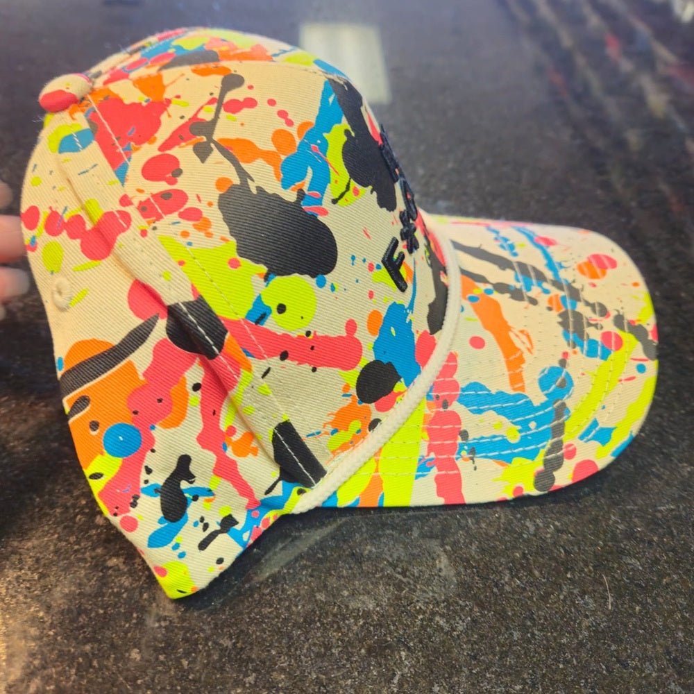 Colorful Graphic Cap no F given one size fits all