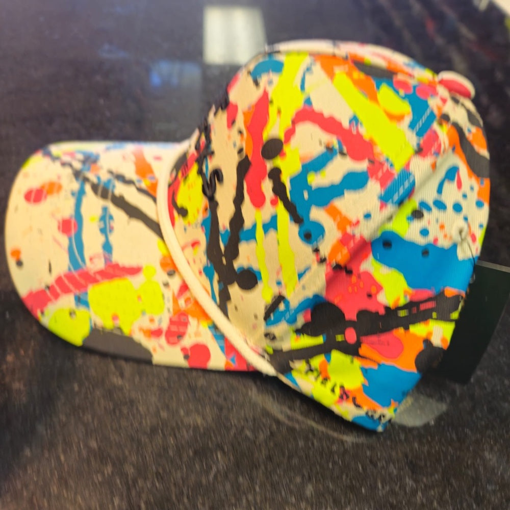 Colorful Graphic Cap no F given one size fits all