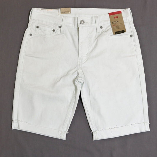 Levi's White Denim Shorts