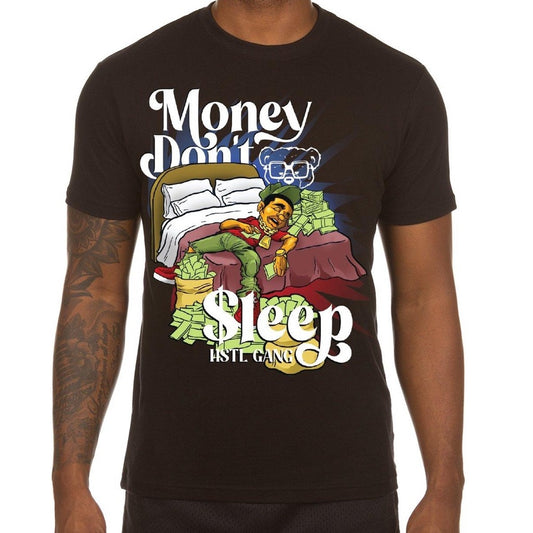 Hustle Gang Men's No Sleep Tee - Black