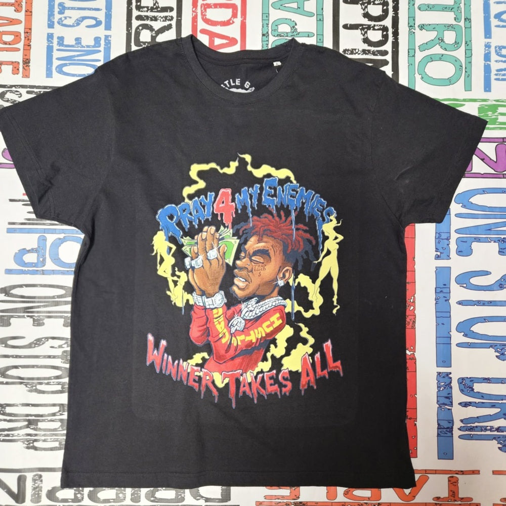 Hustle Gang Men's graphic Tee - Black