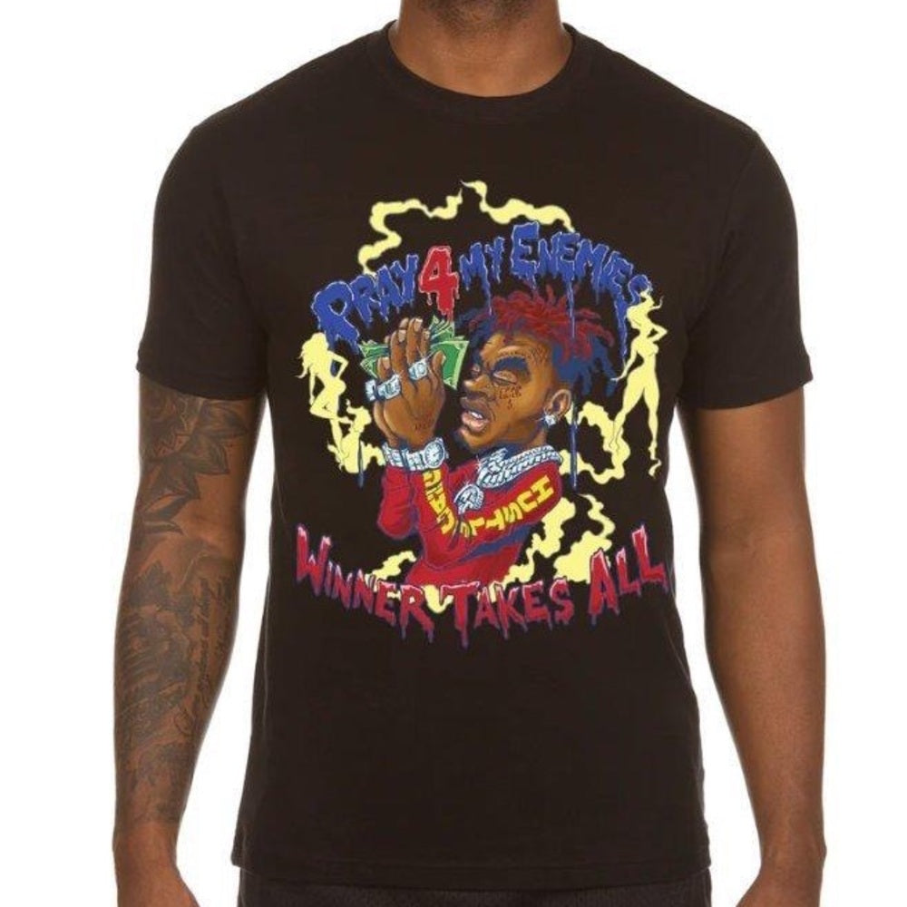 Hustle Gang Men's graphic Tee - Black