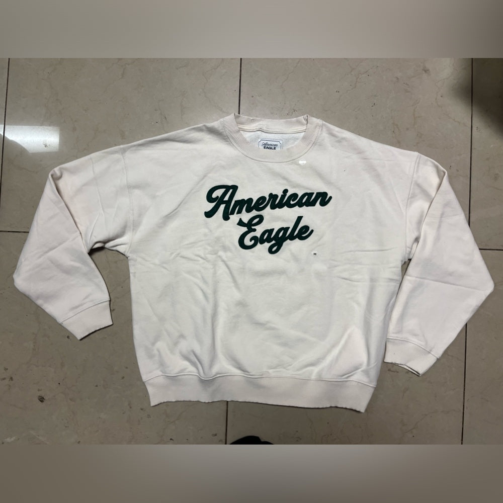American Eagle Outfitters Cream Sweater for Men