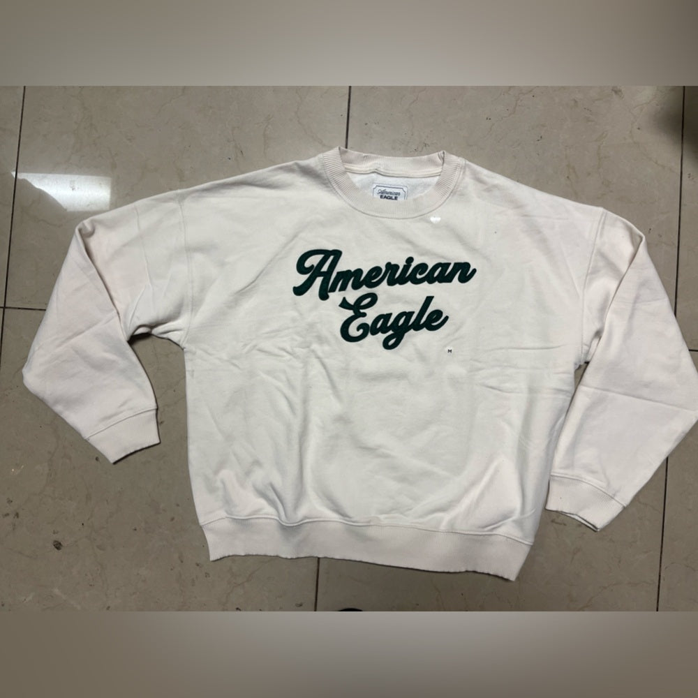 American Eagle Outfitters Cream Sweater for Men