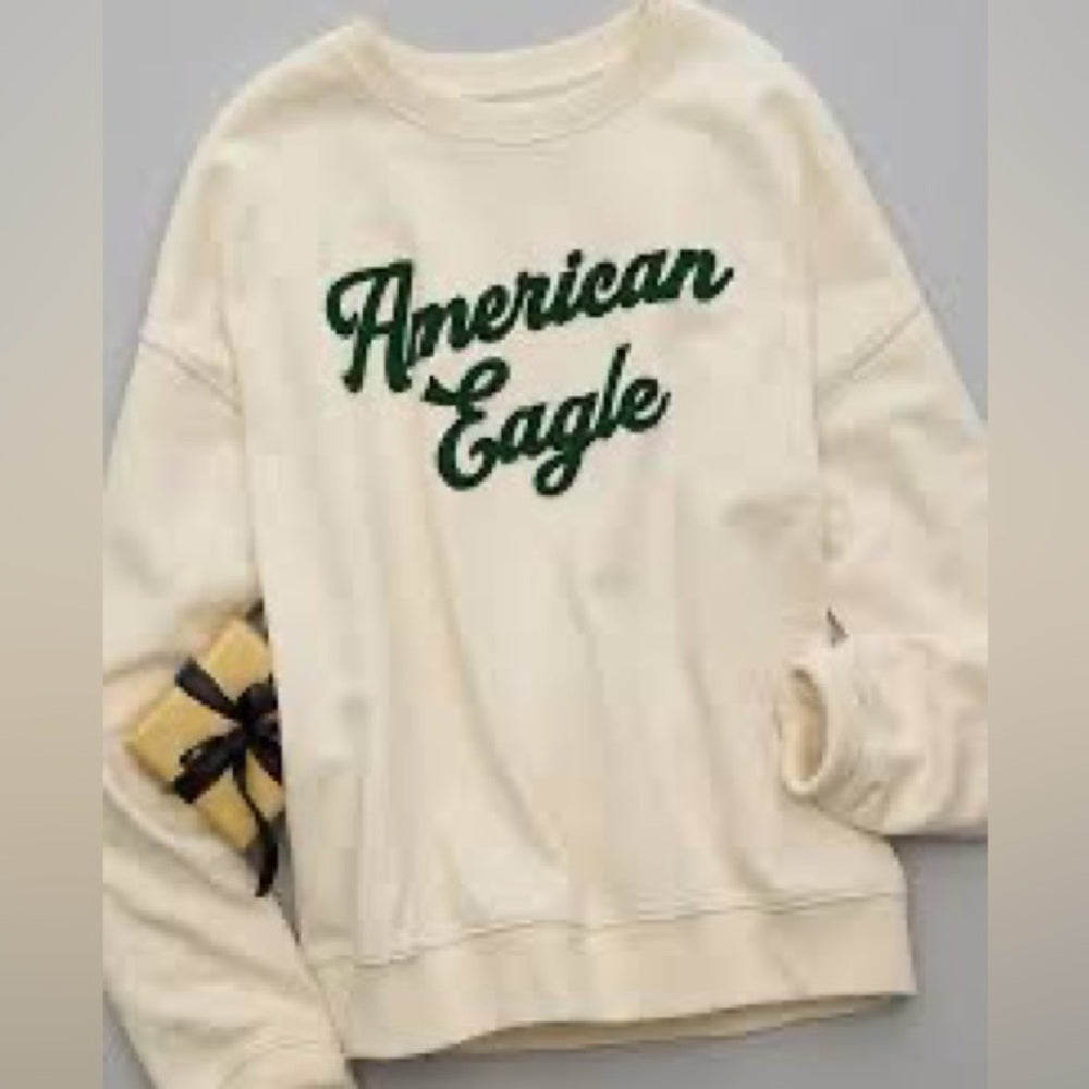 American Eagle Outfitters Cream Sweater for Men