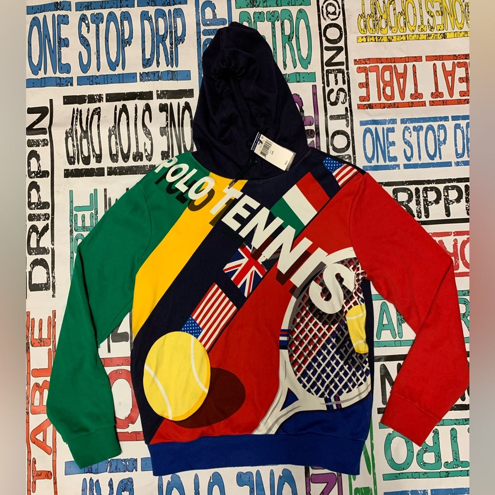 Polo Ralph Lauren Tennis Wimbledon Double Knit Hoodie small