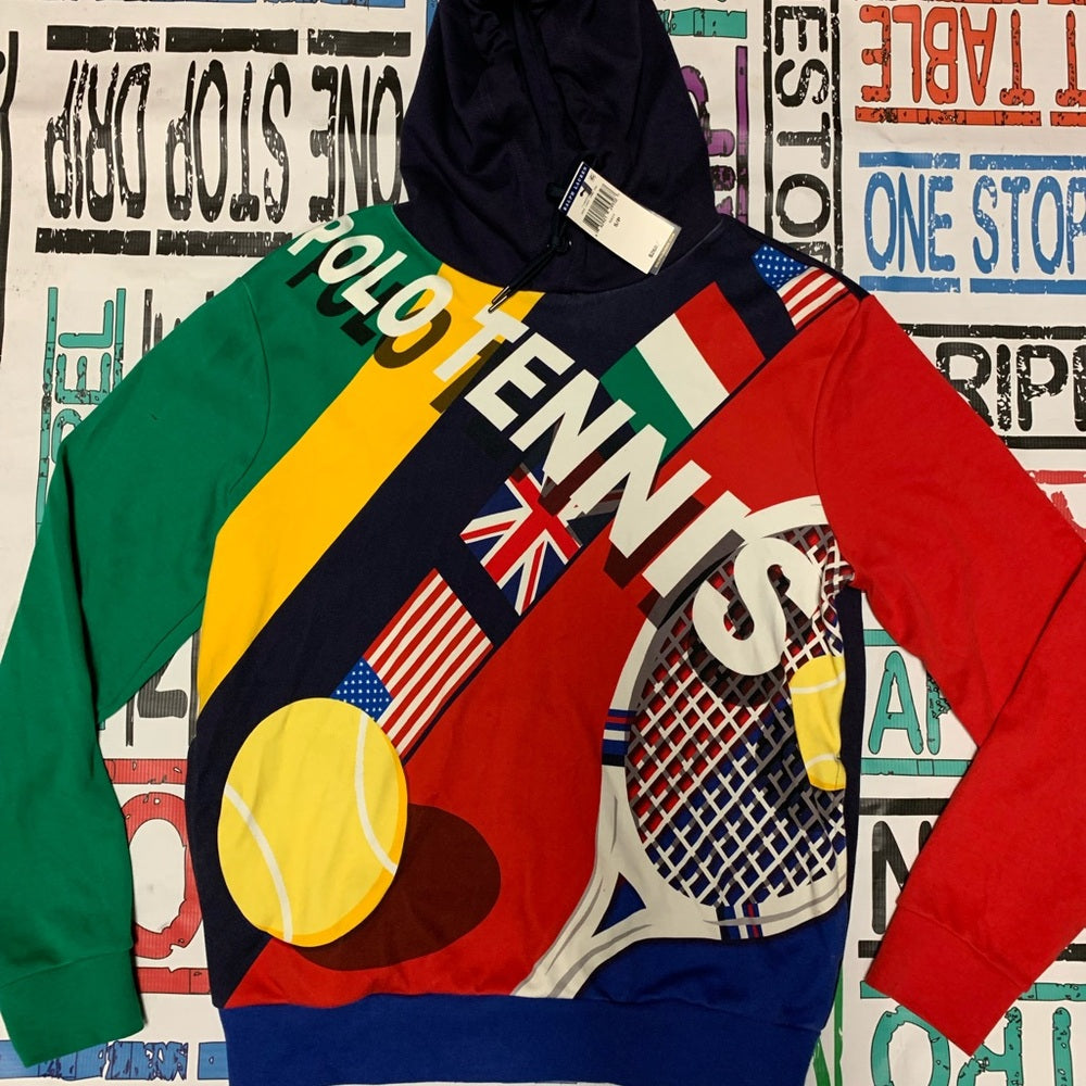 Polo Ralph Lauren Tennis Wimbledon Double Knit Hoodie small