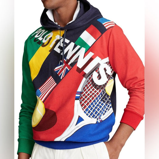 Polo Ralph Lauren Tennis Wimbledon Double Knit Hoodie small