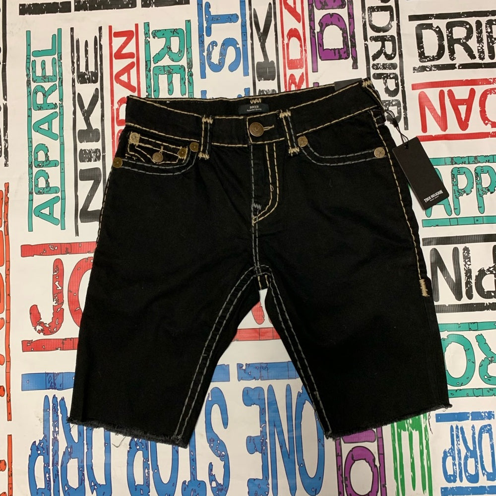 Sz 30 Men’s True religion Black Denim Shorts