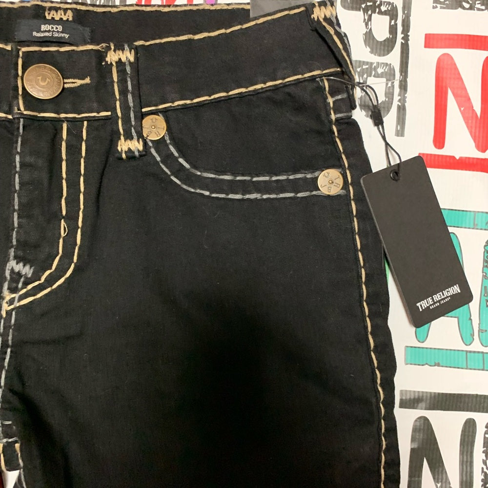 Sz 30 Men’s True religion Black Denim Shorts