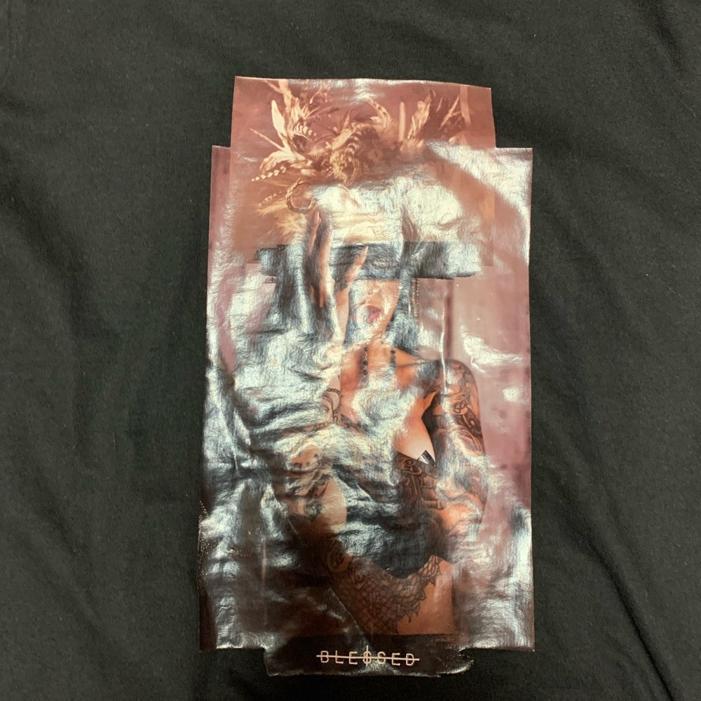 Black Graphic Men's Sweater blessed