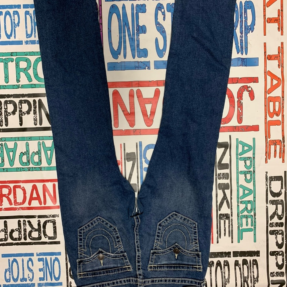 True religion Sz 30 Men's Blue Distressed Jeans