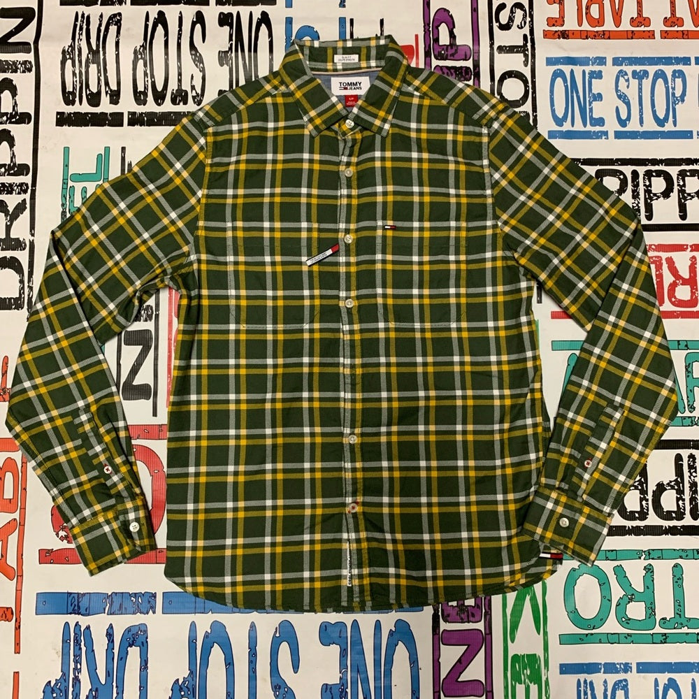 Tommy Hilfiger long sleeve polo Sz small