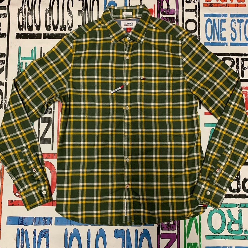 Tommy Hilfiger long sleeve polo Sz small