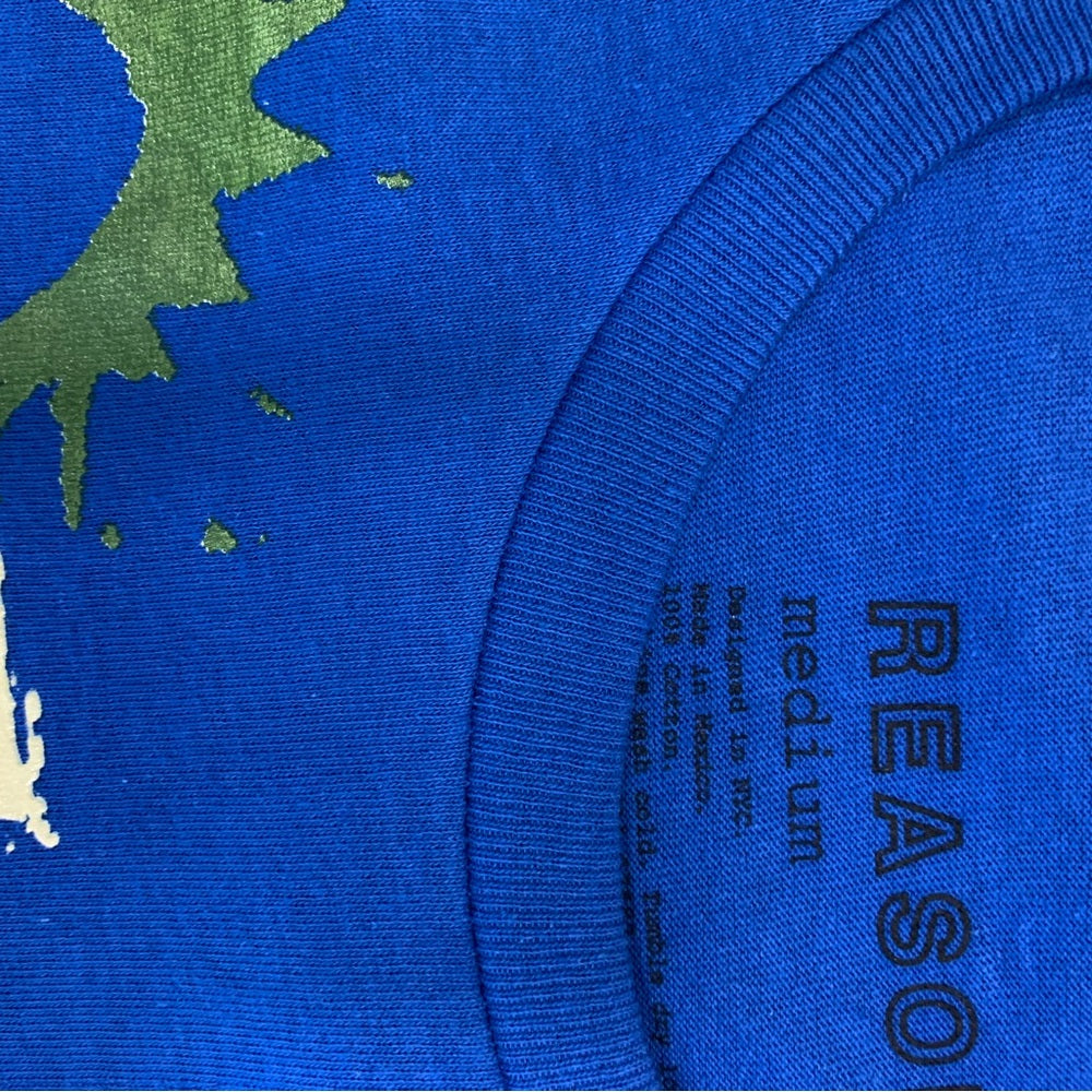 Reason strength n unity Blue Graphic T-Shirt