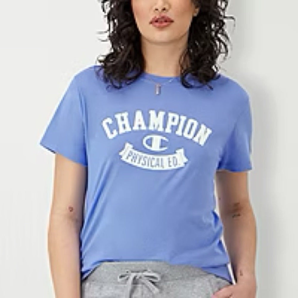 Champion Blue T-Shirt everyday wear SZ medium