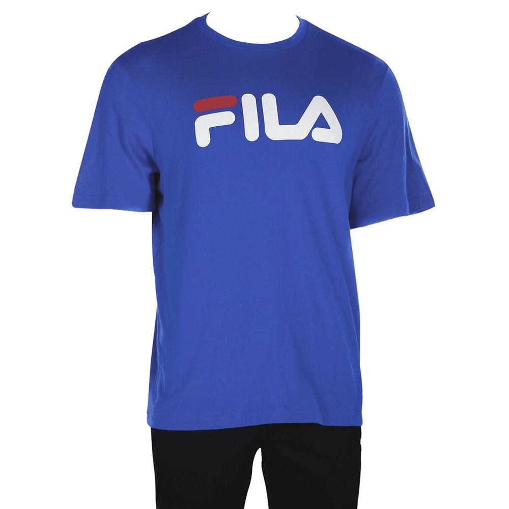 FILA Blue Graphic T-Shirt Sz medium