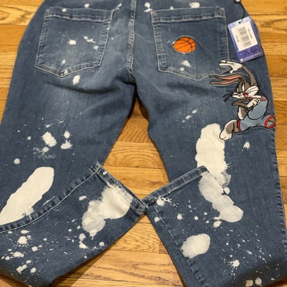 Bugs Bunny space jam denim jeans