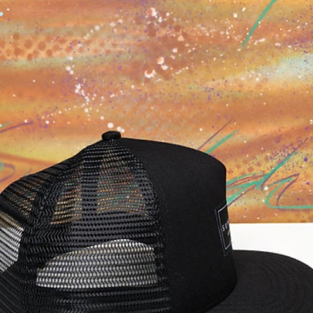 Super High black SnapBack one size fits all