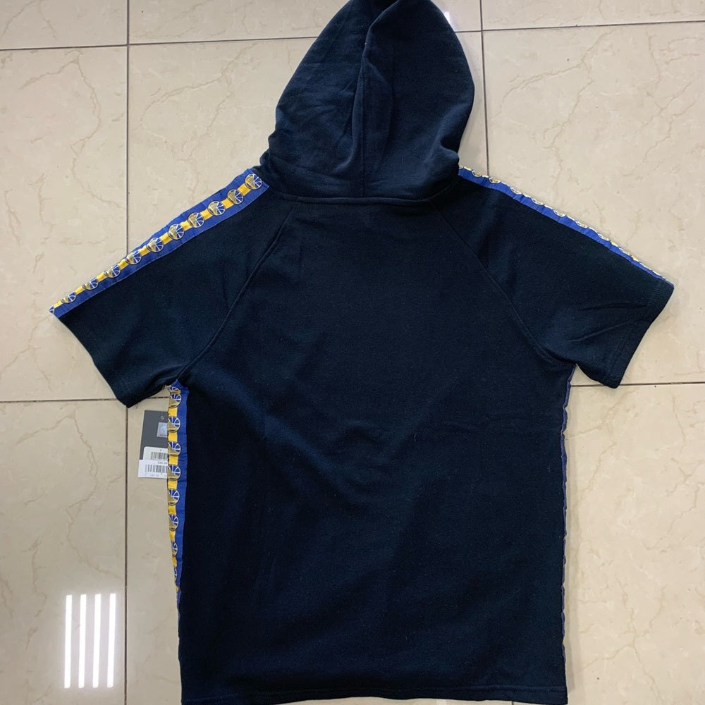 Golden State Warriors Black Hoodie warm up sweatshirt Sz small