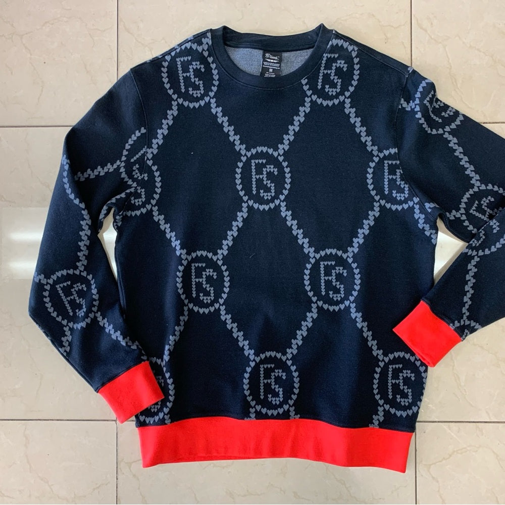 Stylish Black and Red Sweater