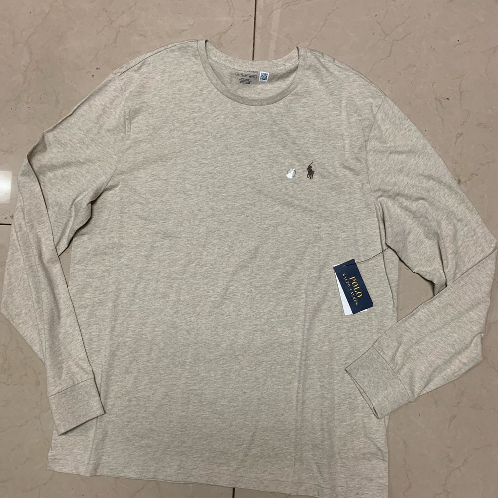 Polo Ralph lauren Beige Long Sleeve Top - Size XL