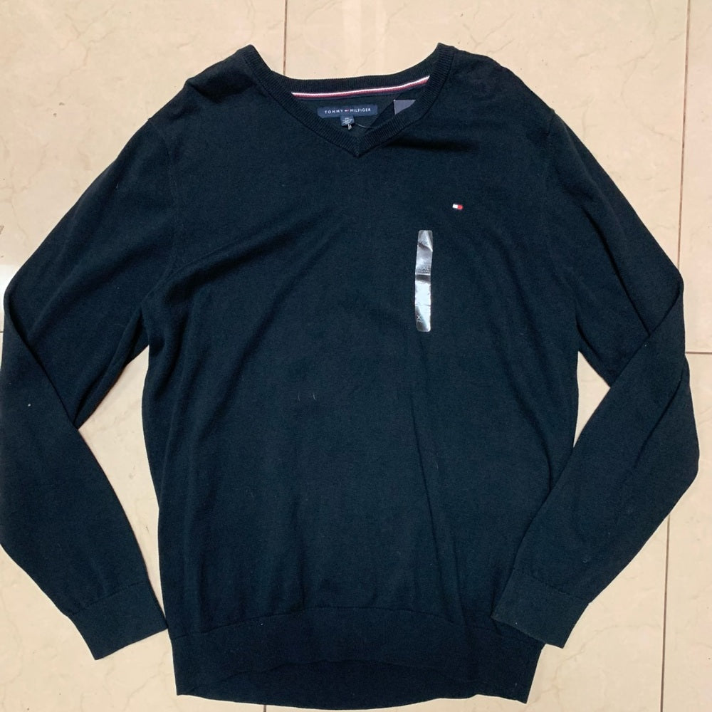 Men's navy blue v neck Sweater Sz 2xl