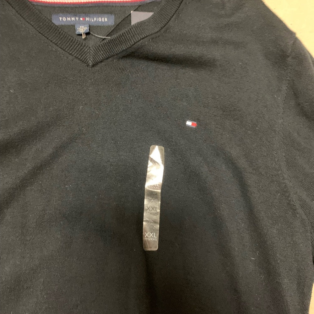 Men's navy blue v neck Sweater Sz 2xl