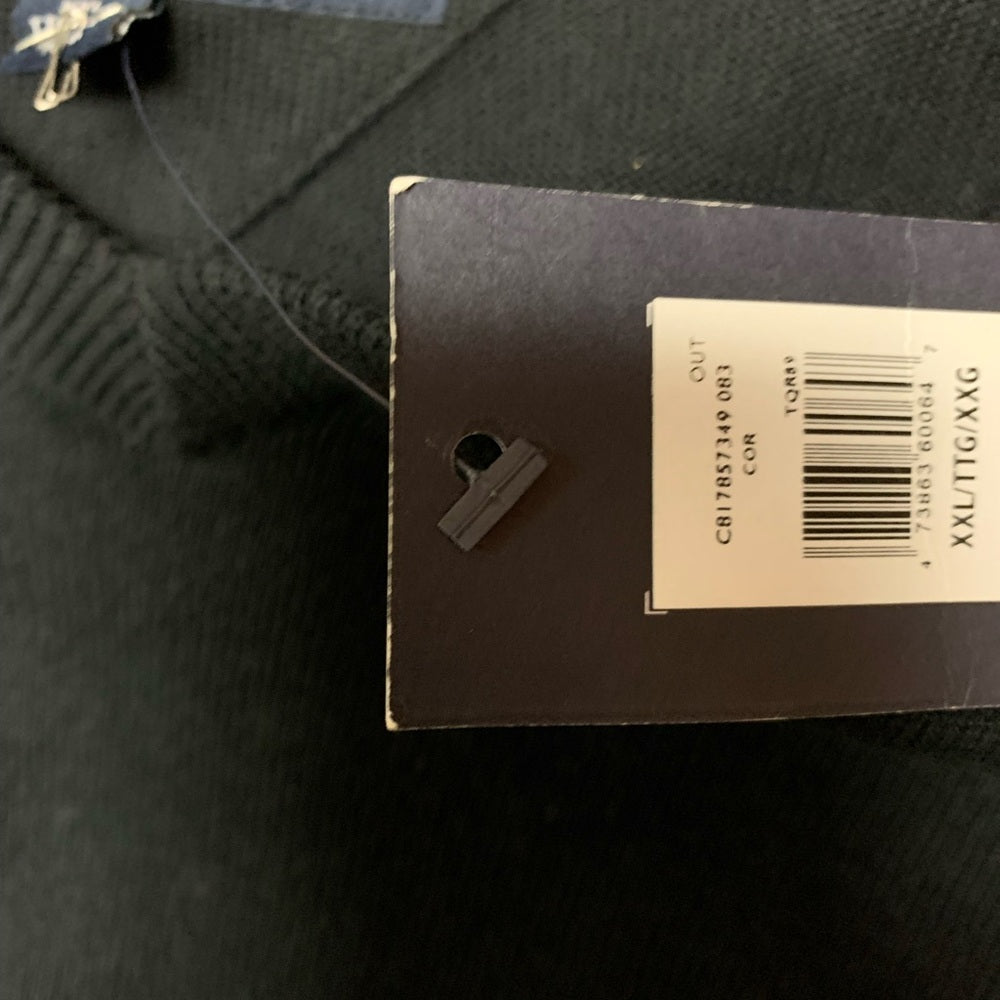 Men's navy blue v neck Sweater Sz 2xl