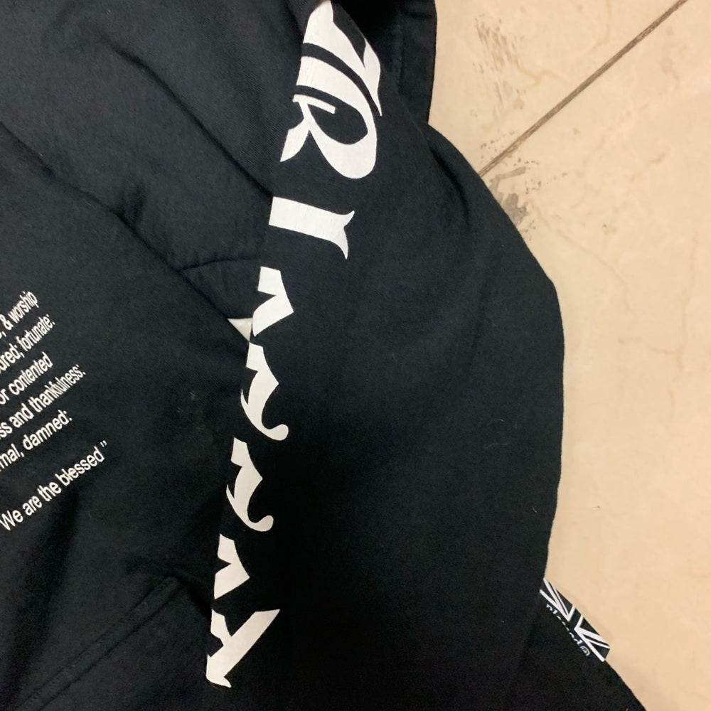 Black Graphic Hoodie