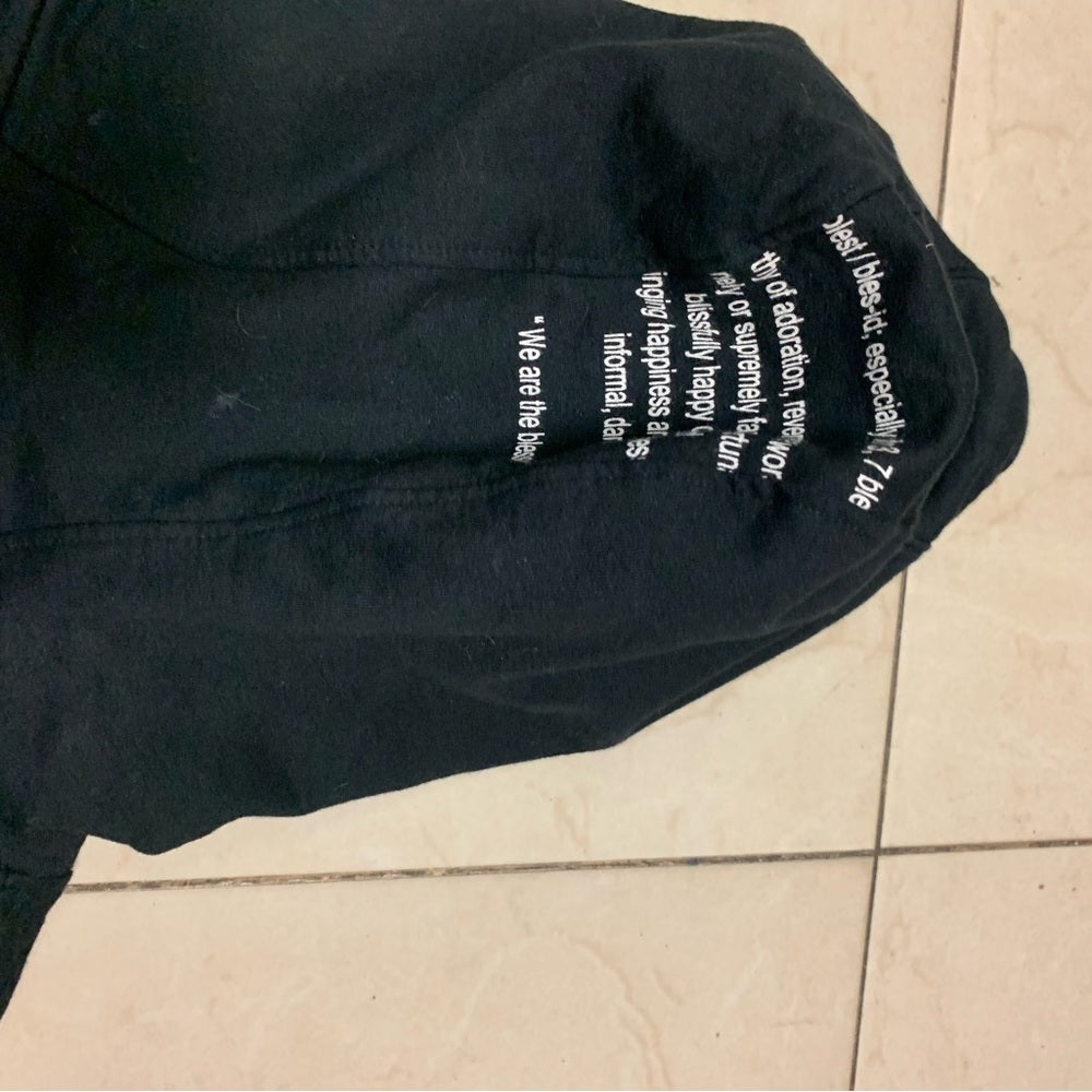 Black Graphic Hoodie