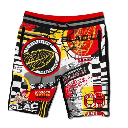 Sz 4xl blac leaf shorts