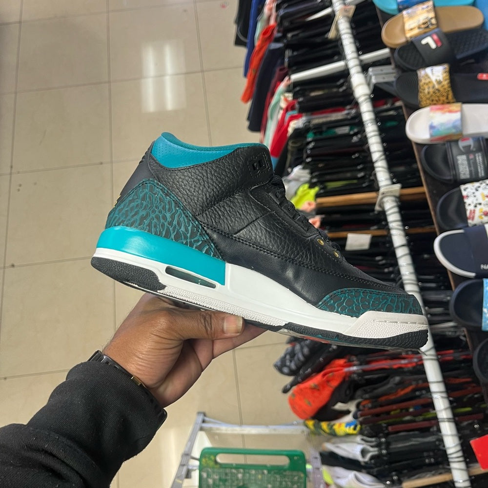 Nike Air Jordan 3 Retro GS Rio Teal Size 6y