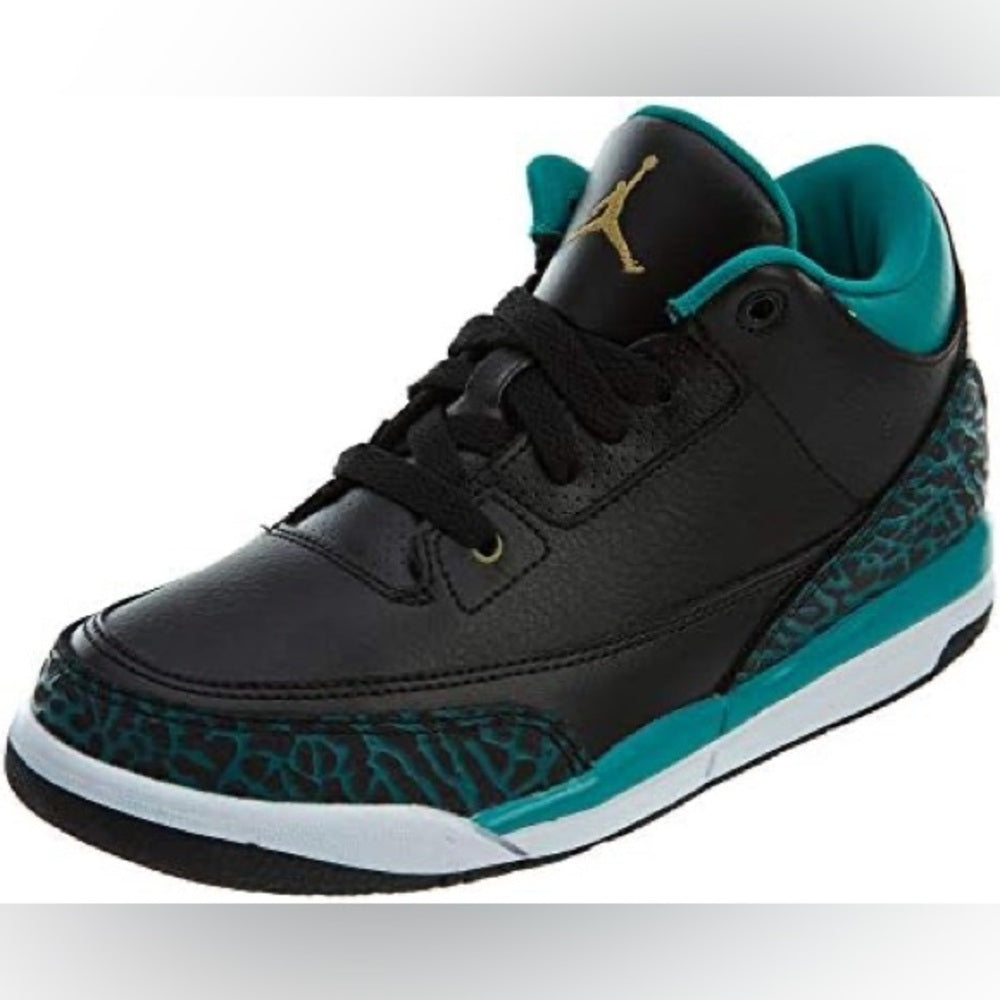 Nike Air Jordan 3 Retro GS Rio Teal Size 6y