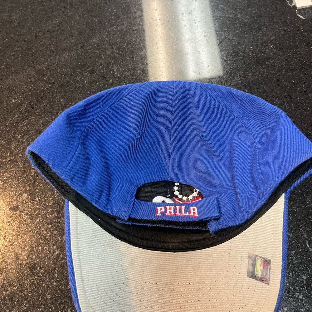 Blue 76ers dad Cap one size fits all