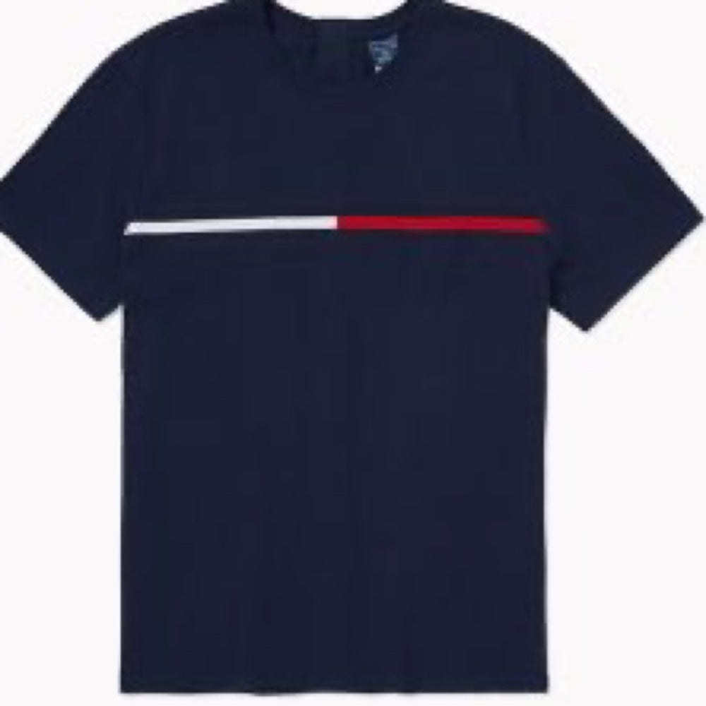 Tommy Hilfiger Black T-Shirt for Men embroidered