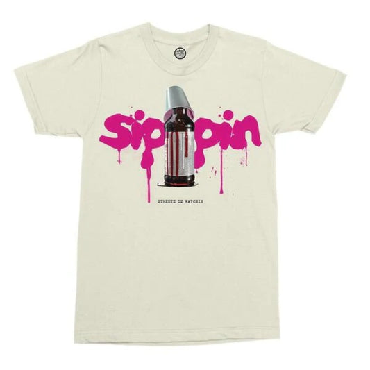 Sippin graphic tee sz various