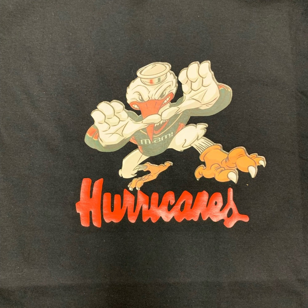 Miami hurricanes graphic tee Sz various