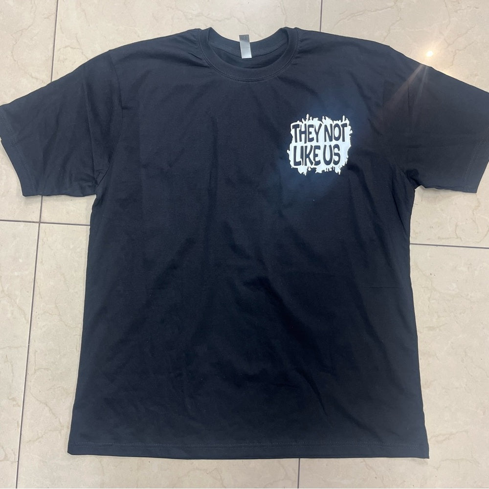 Black Graphic T-Shirt Sz various they not like us