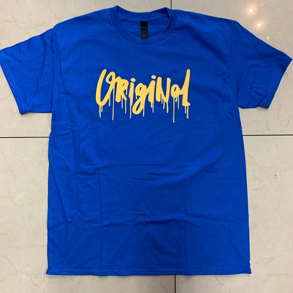 Original Blue vinyl graphic T-Shirt