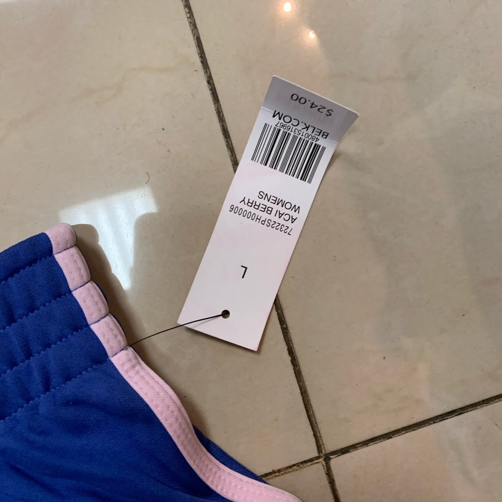 Women's Blue Shorts with Pink Trim Sz various