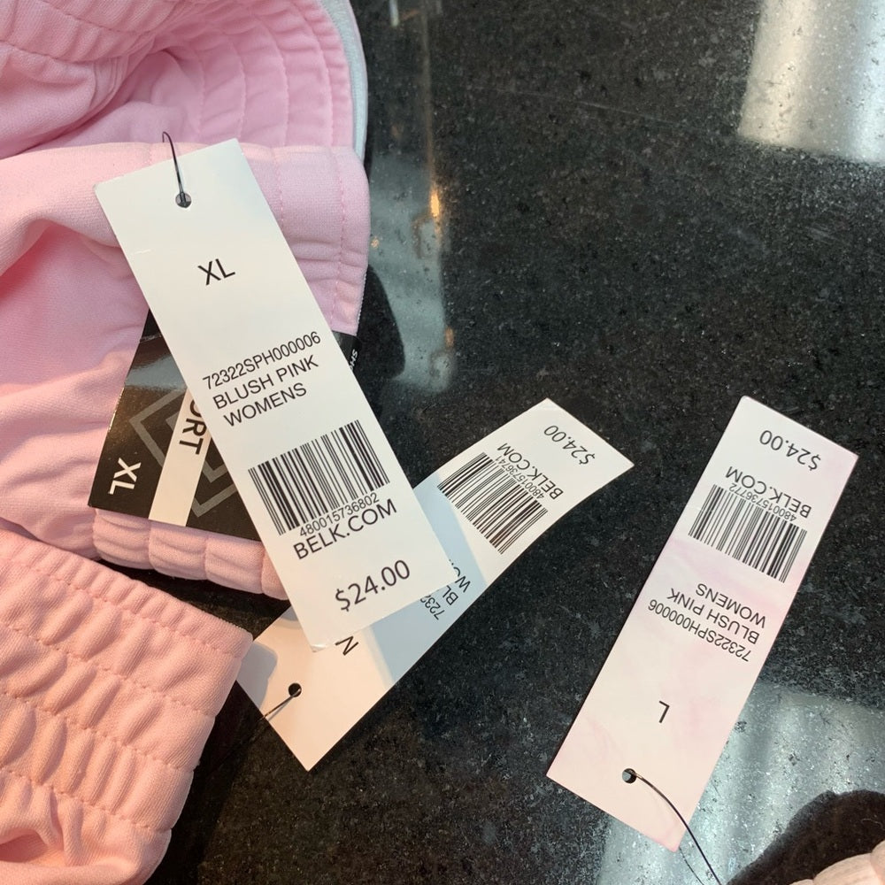 Women's Pink Athletic Shorts