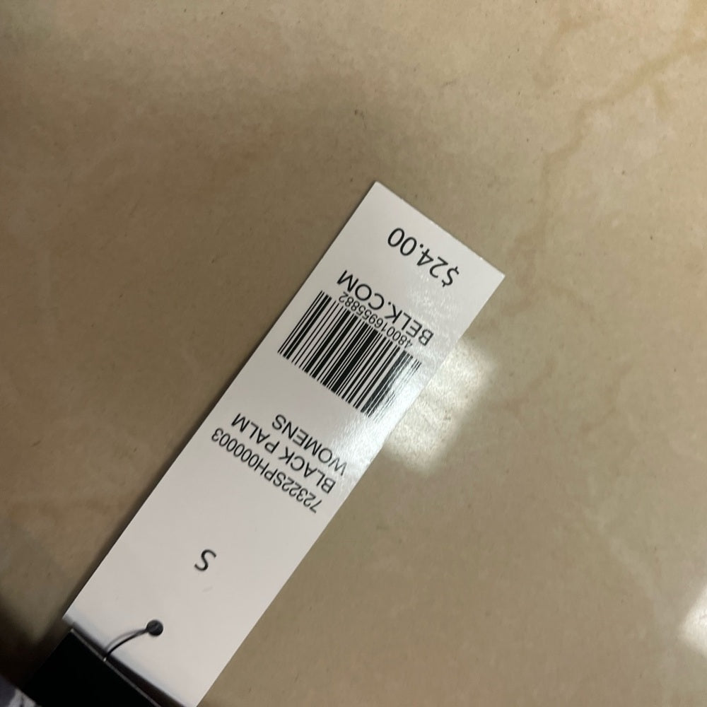 Women's Black and White Patterned Shorts