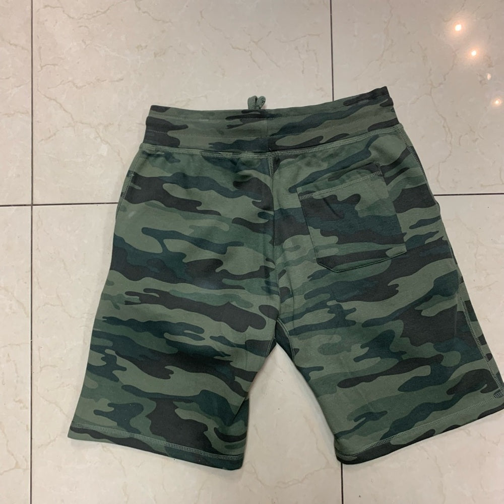 Sz Various Camouflage Sniper Shorts with Orange Lettering
