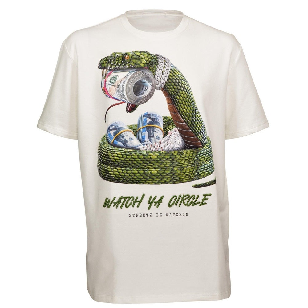 Watch your circle graphic tee Sz various