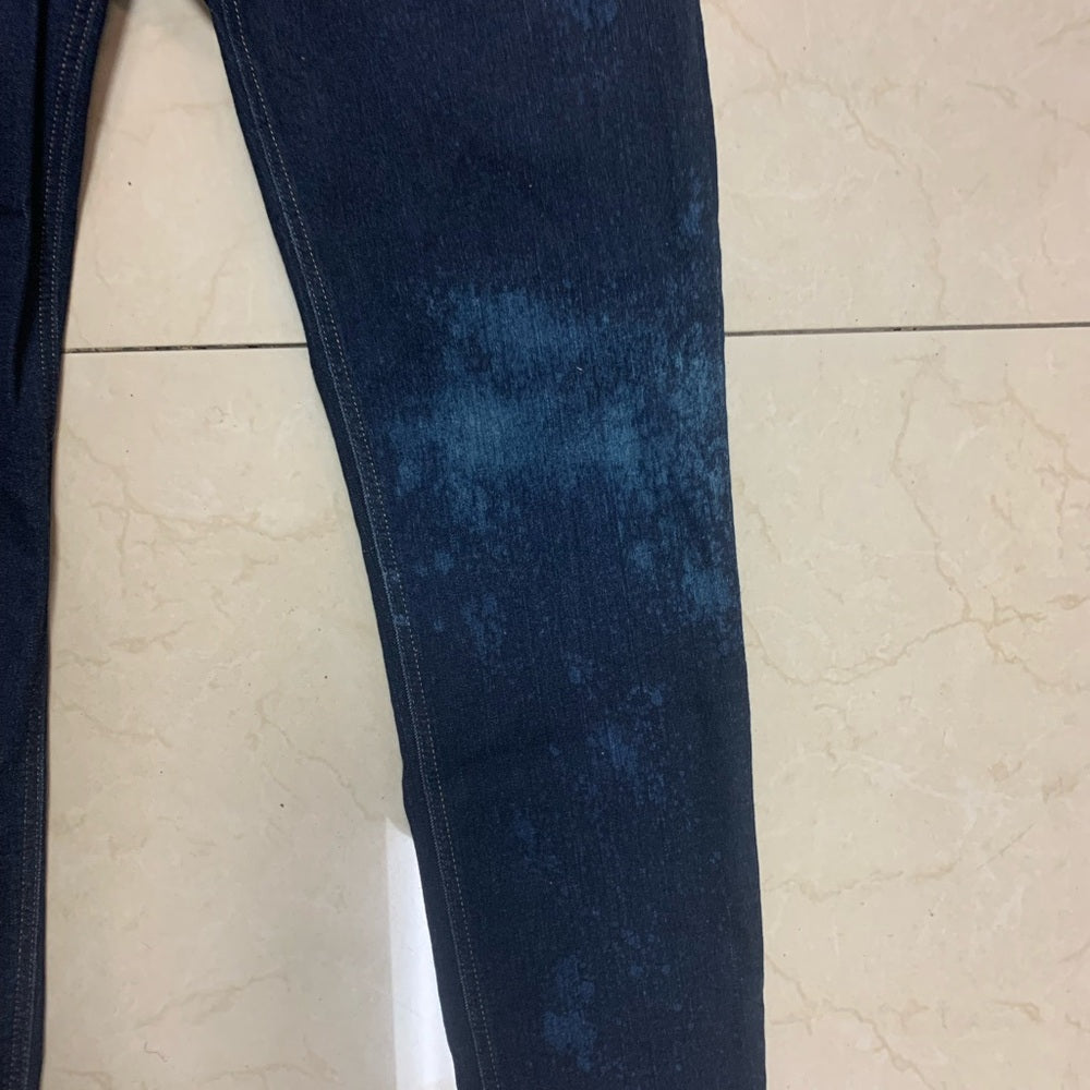 Men's Blue Distressed custom express Jeans
