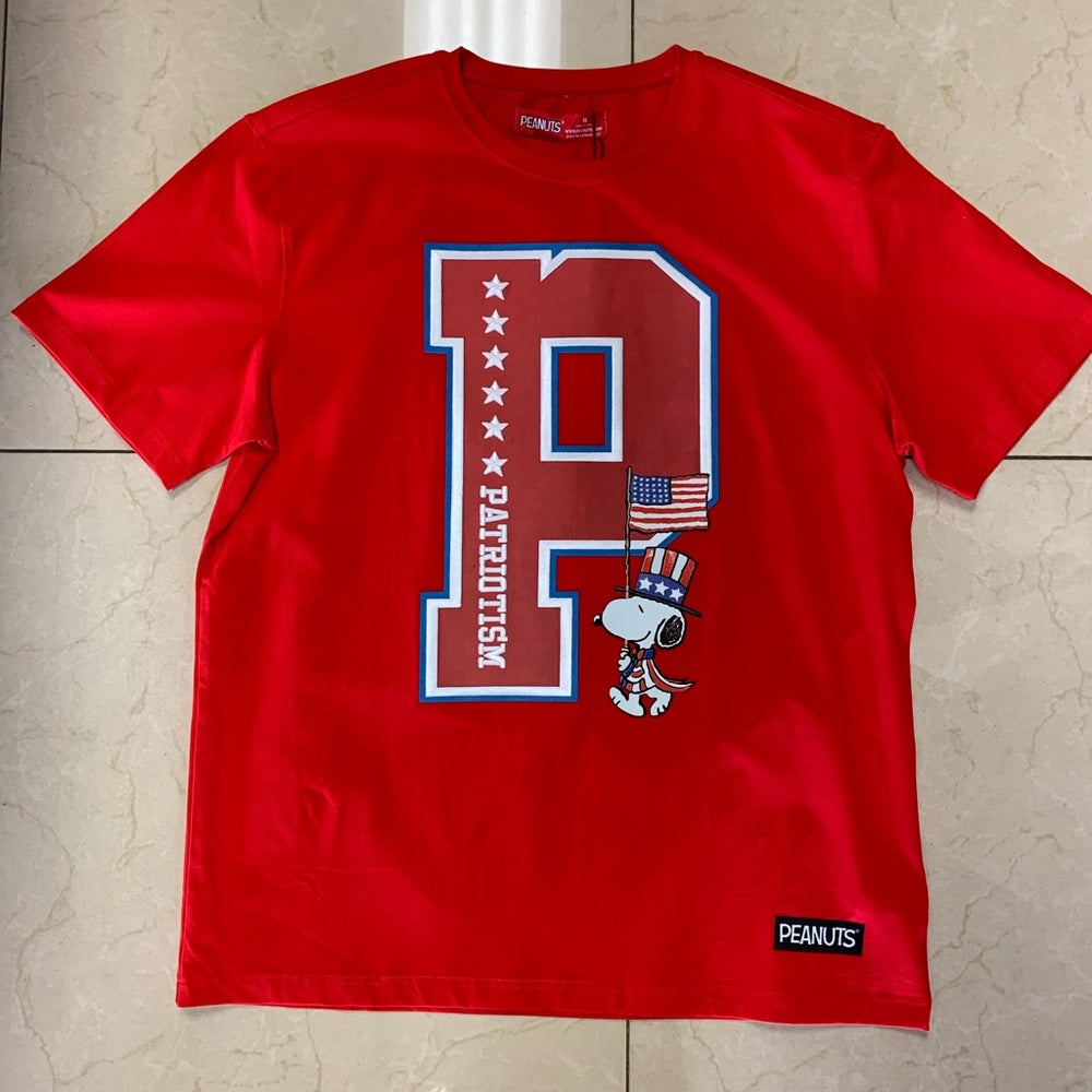Peanuts Red logo patriot T-Shirt